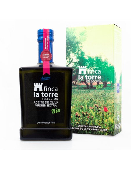 Aceite de Oliva Ecológico Finca la Torre Selección Arbequina 500ml