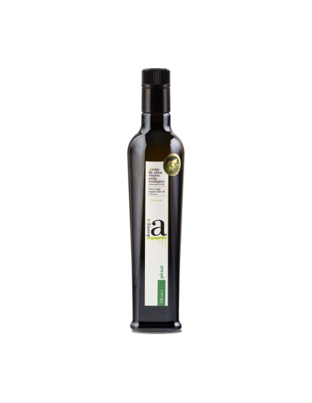 Aceite de oliva Picual ecológico Deortegas en botella de 500 ml