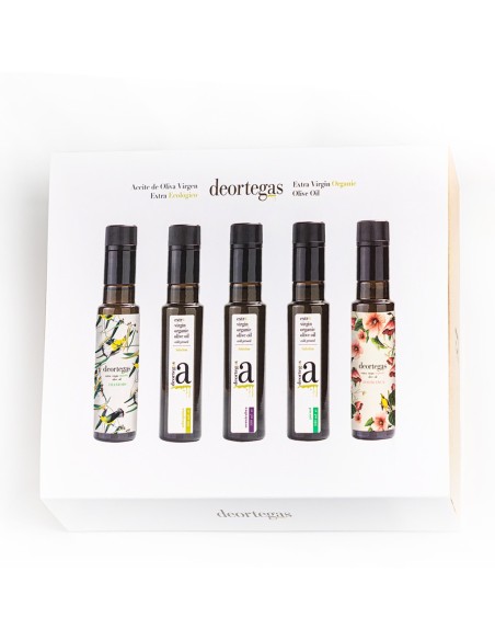 Aceite de Oliva Pack Degustación Deortegas de 5 Botellas - 100 ml